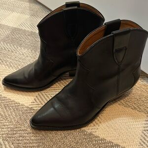 Isabel Marant Dewina boot - black leather